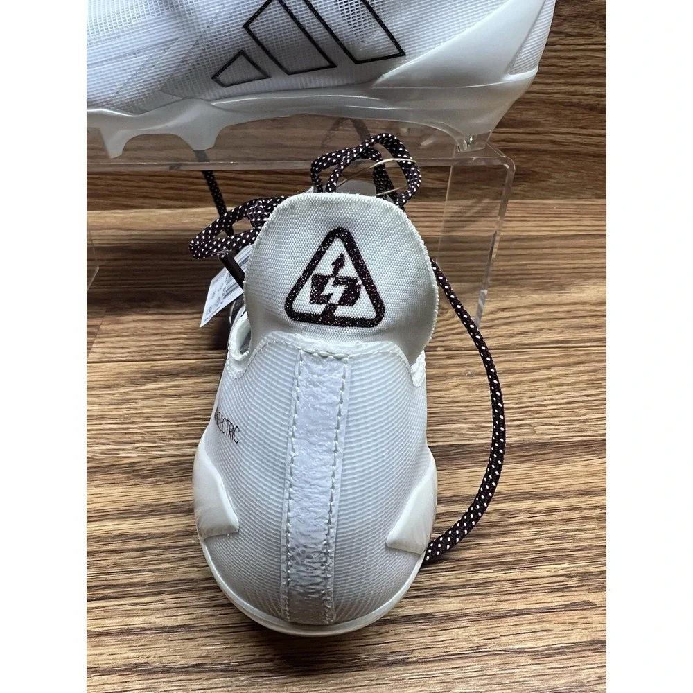Size 8 - adidas Adizero Electric IE6289 Football Cleats White Maroon